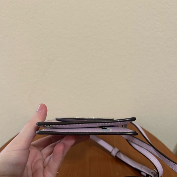 Kate Spade Cameron Floral Ditsy North South Flap Phone Crossbody Purple Travel - Picture 6 of 13